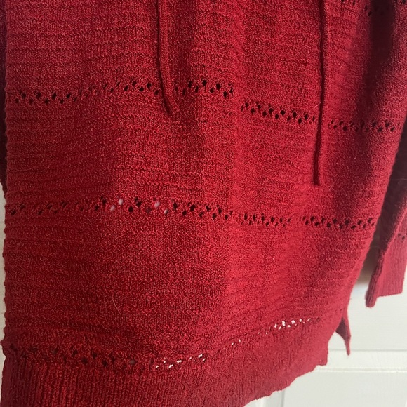 Red Hoodie Sweater - Picture 2 of 3